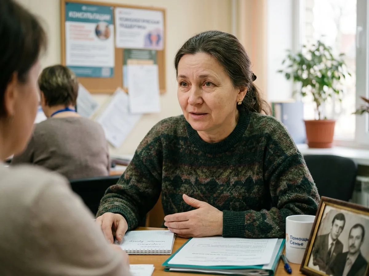 Аватар — женщина, обратившаяся за помощью для родственника, 50 лет