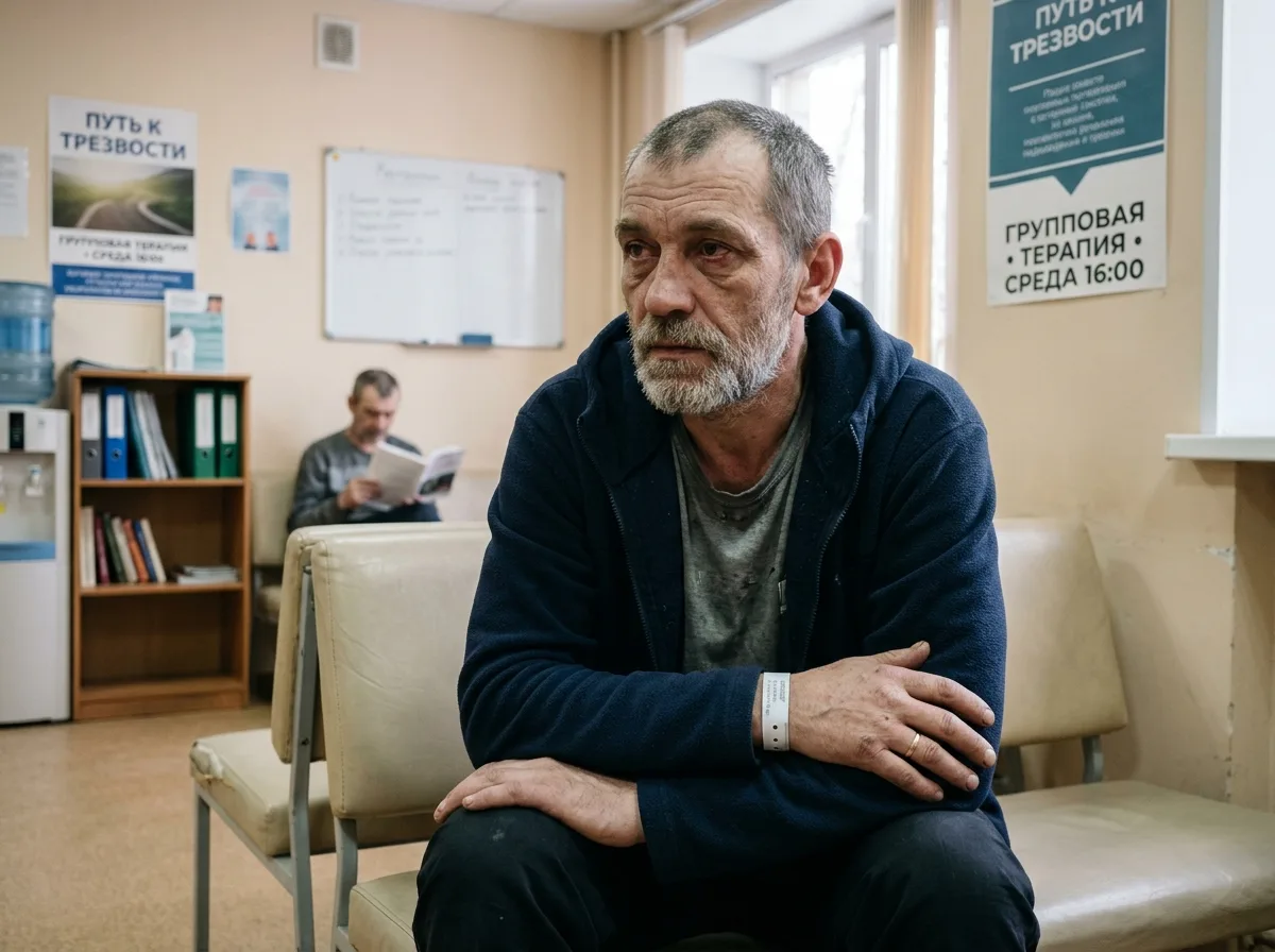 Аватар — мужчина, пациент наркологической клиники, 45 лет